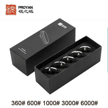 PROYAN Professional Sharpening stone Roller type Fixed Knife Sharpener Diamond Ceramic Whetstone DIY Woodwork Tool Grindstone