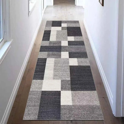 VIKAMA High-Grade Plaid Carpet Kitchen Rug Long Floor Mat Thin Door Mat Living Room Carpet Rug For Bedroom Home Decoration