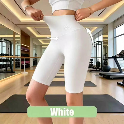 2026 New Women's High-Waisted Sports Shorts for Cycling Jogging Fitness and Yoga Gym Shorts