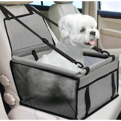 Elevated Dog Booster Car Seat, Adjustable Safety Strap
