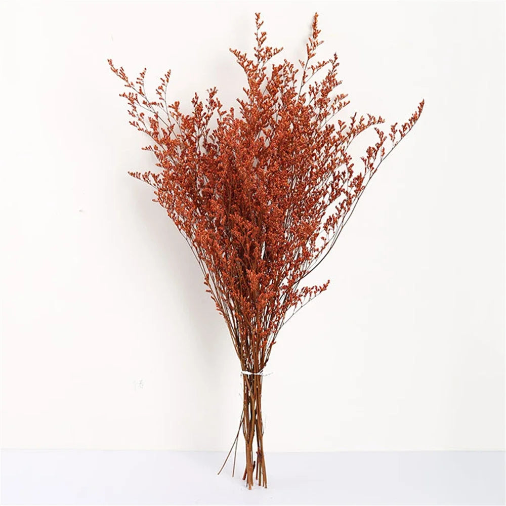 Lover Flower Bouquet,Natural Dried Flowers,Real Preserved Dancing Forever Flower,Grass Branch for Home Decoration,Wedding,Garden
