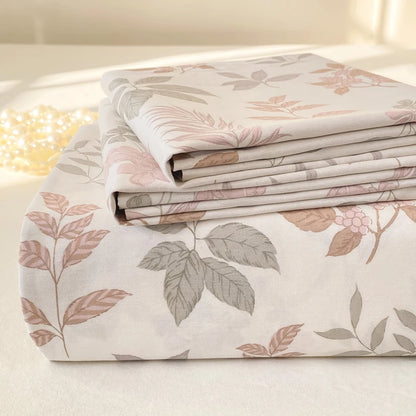 100% Cotton All-Season Flat Sheet, Wrinkle-Resistant