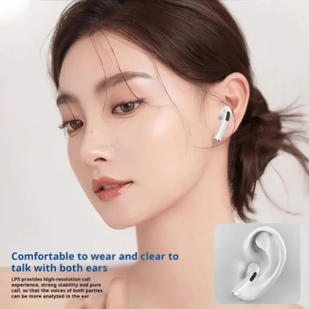 TWS Wireless Earbuds – Bluetooth 5.3, 14mm HiFi, IPX7 Waterproof, 40H Battery, Noise Cancelling Mic