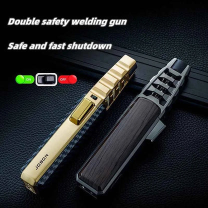 Hot JOBON Outdoor Windproof Turbo Torch Large Fire Spray Gun Metal Blue Flame Butane Gas Lighter Kitchen Barbecue High End Gifts