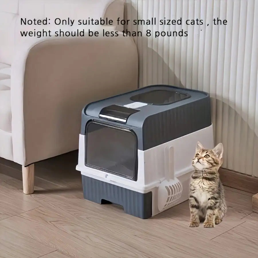 Enclosed Litter Tray with Sifting Scoop Kit