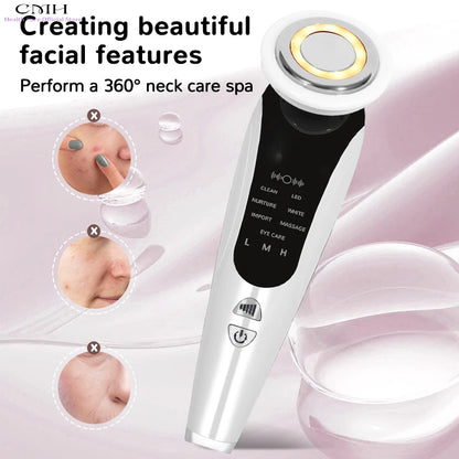 7-in-1 LED Facial Massager with Blackhead Remover