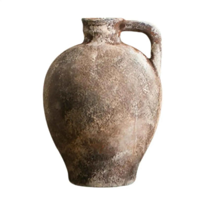 Ceramic Vase Table Centerpiece Artwork Romantic Gift Retro Decorative Vase for Bookshelf Farmhouse Dining Room Indoor Kitchen