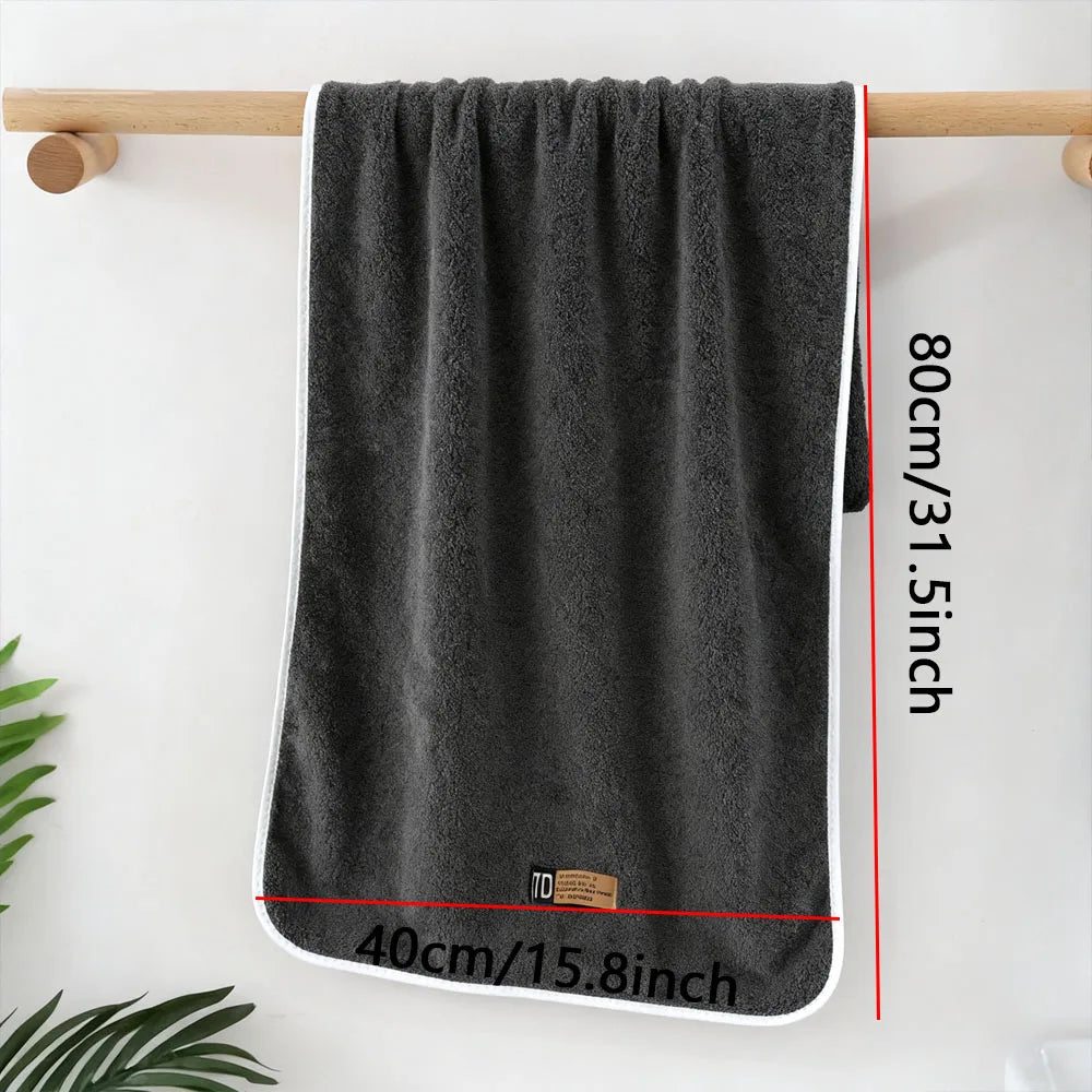 Thickened Microfiber Towel Set, 6-Pack 40x80cm