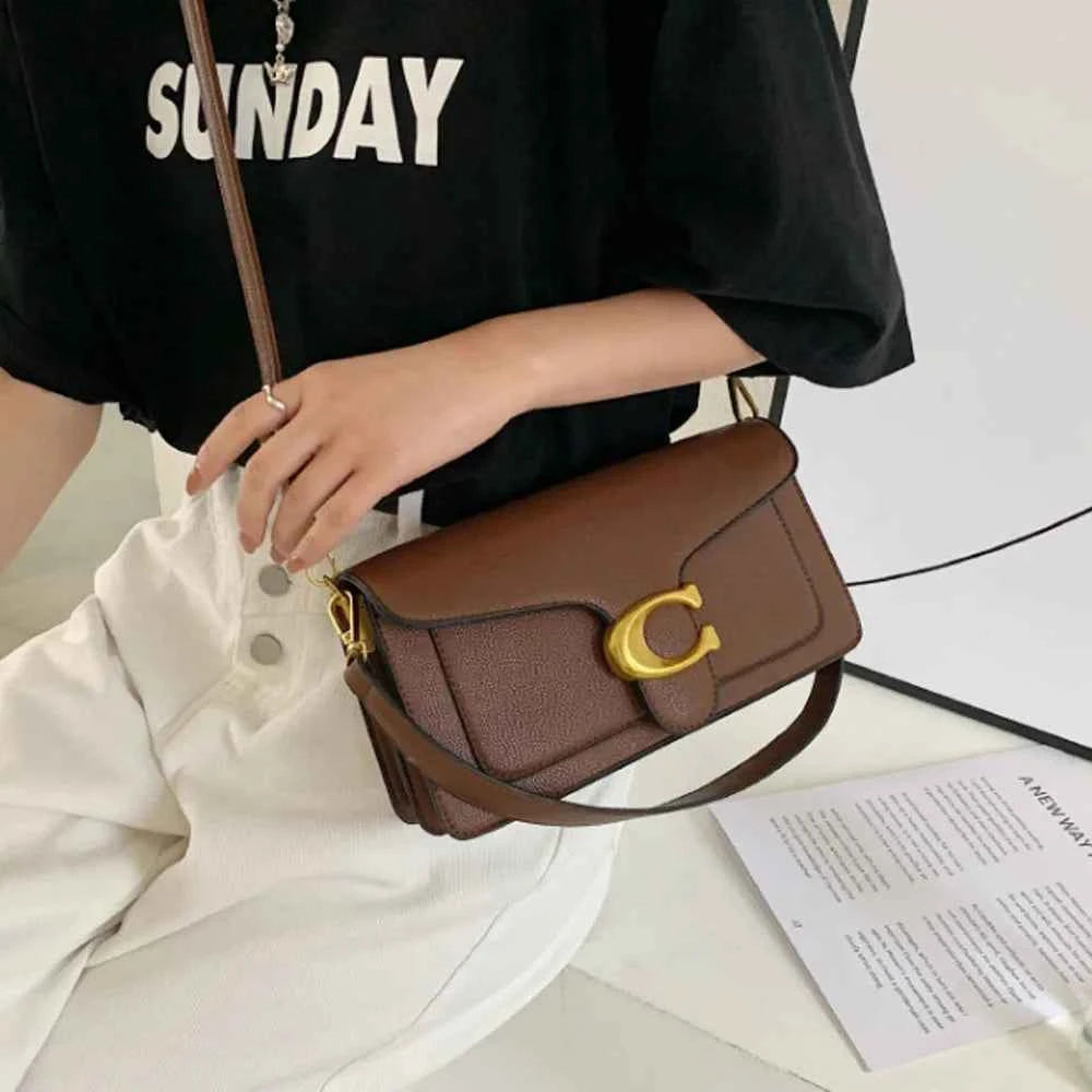 2025 new fashionable caviar small square bag diagonal cross women's bag versatile and simple handbag trend