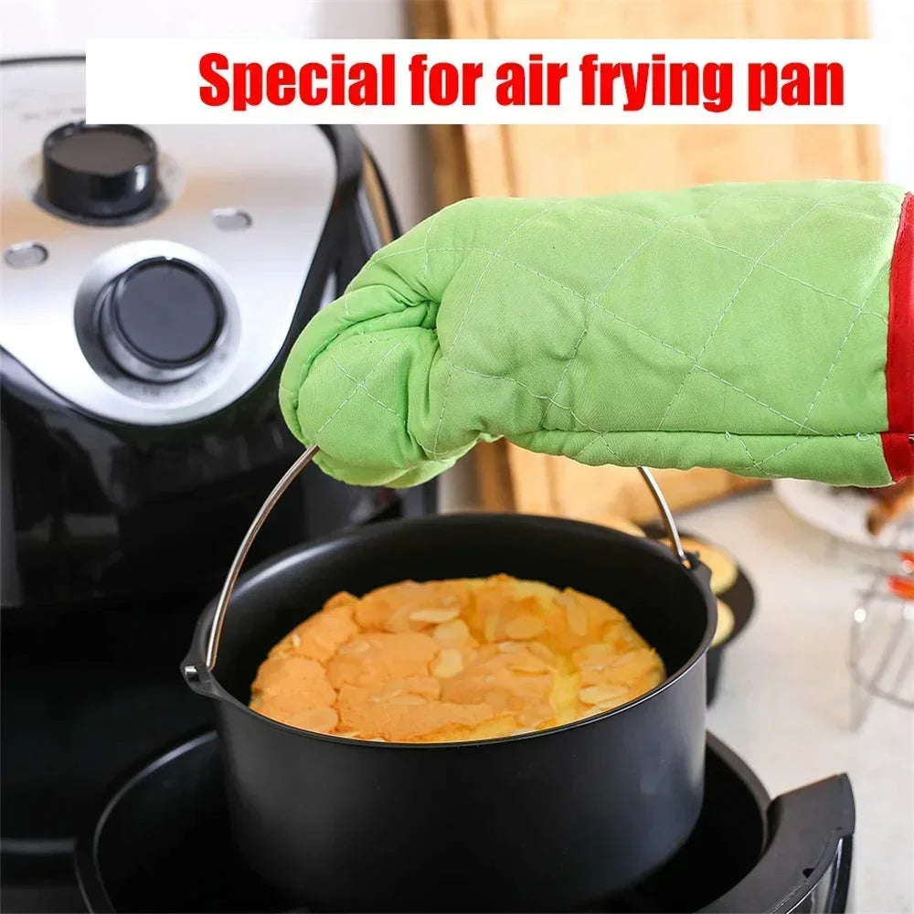 6/7/8 Inch Round Cake Mold, Non-Stick Baking Pan with Handles, Air Fryer & Oven Safe Bakeware for Pizza, Cakes & Desserts