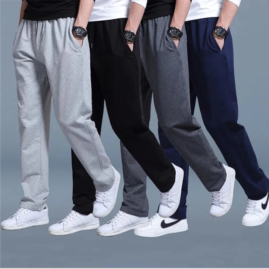 Pantalon de jogging droit décontracté et ample pour homme — Grande taille printemps-été