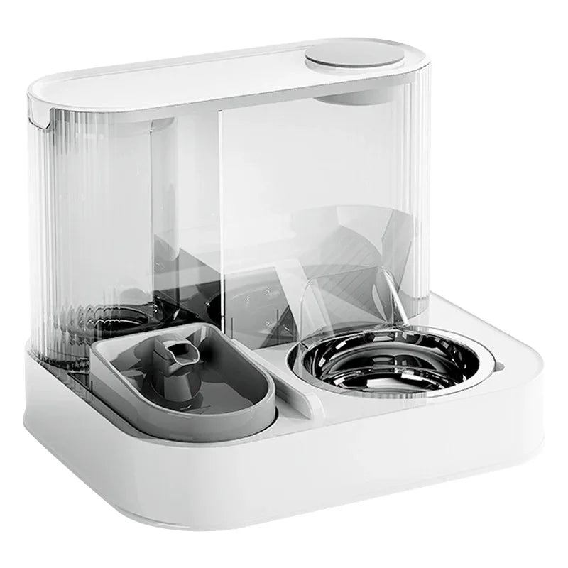 2-in-1 Automatic Pet Feeder & Water Dispenser