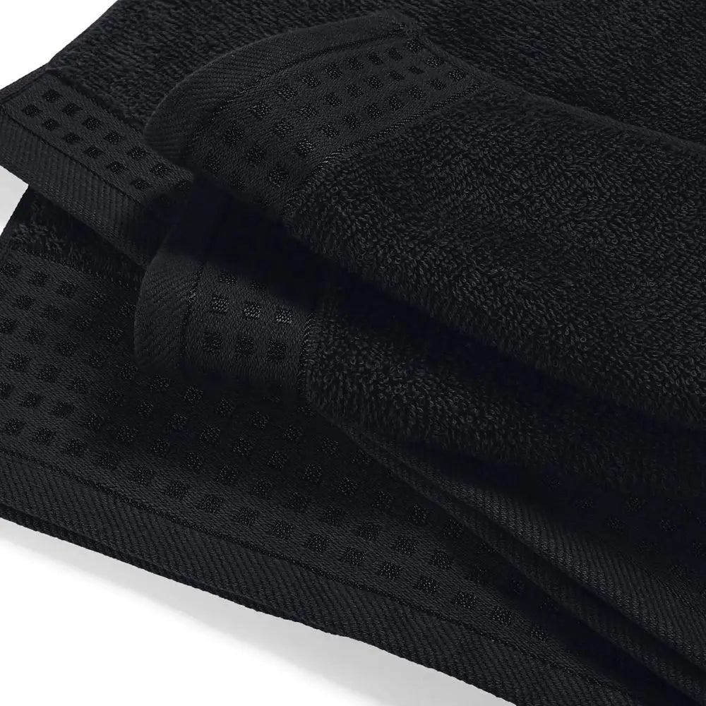 3 Pack Cotton Towel Set: Bath 28x55, Hand 16x24, Washcloth 12x12 - Daily