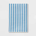 1PC Blue Quick Dry Striped Waffle Hand Towel - Absorbent Kitchen Towel for Fast Drying
