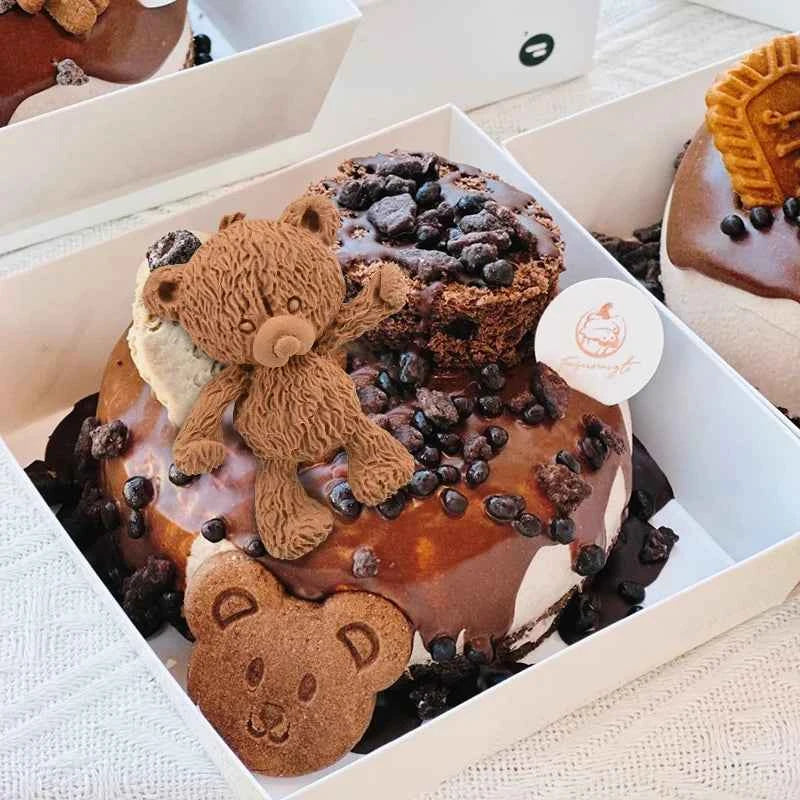 3D Bear Silicone Mold Cake Baking Decorating Tools Chocolate Candy Dessert Fondant Moulds Party DIY Pastry Kitchen Accessories