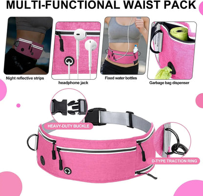 Hands-Free Running Dog Leash, Shock-Absorbing