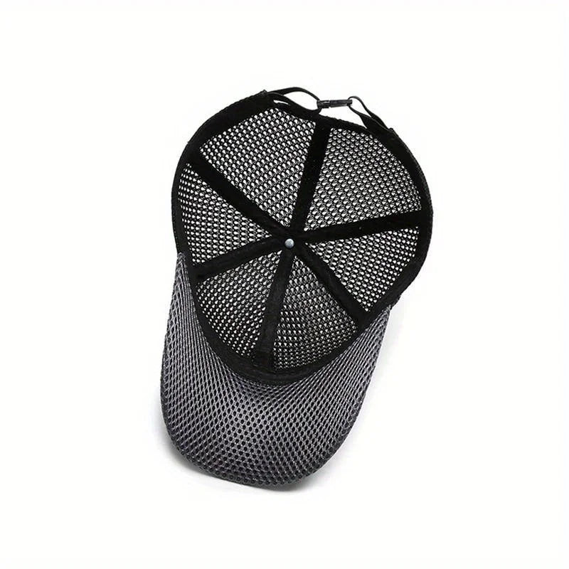 Summer Baseball Cap UV Protection Sun Visors Hat Breathable Mesh Outdoor Hiking Fishing Cap Adjustable Snapback Sun Cap Hat