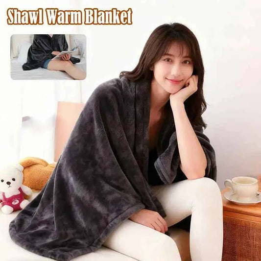 Wearable Electric Blanket Office USB Electric Heated Blanket Washable Winter Warm Blanket 3 Heating Levels Throw Blanket