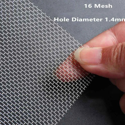 4 - 500 mesh,All Size 304 Stainless Steel Filter Wire Mesh Woven Wire Sieve Plate Screen Mesh