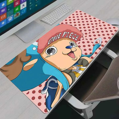 One Piece Tony Tony Chopper Gaming Mouse Pad Gamer Home Computer HD Mousepad XXL  Keyboard Pad Carpet Non-Slip Office Mouse Mats