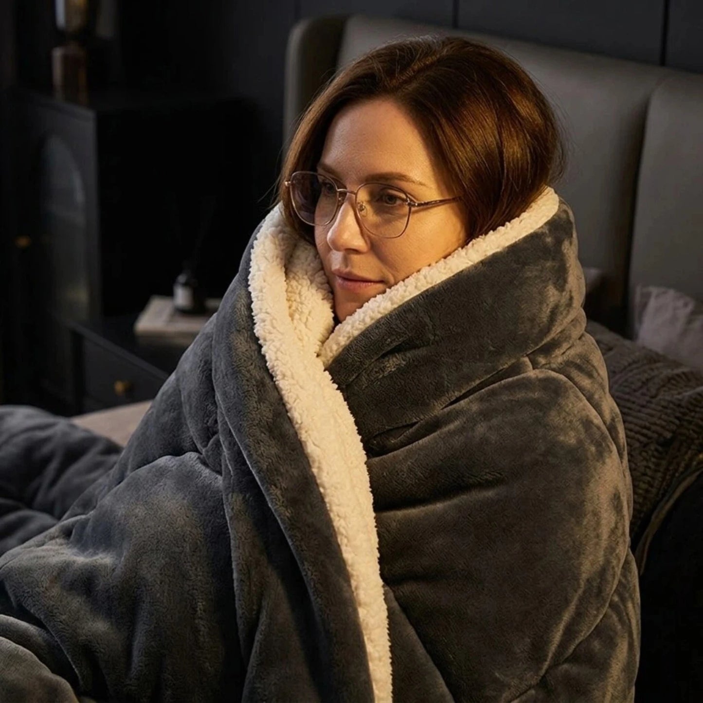 Winter ! Fuzzy Blankets - Twin/Full/Queen/King Size Thick Warm Blanket for Bed  Cozy Throw Blanket for Couch  Home  Dorm  or Gift