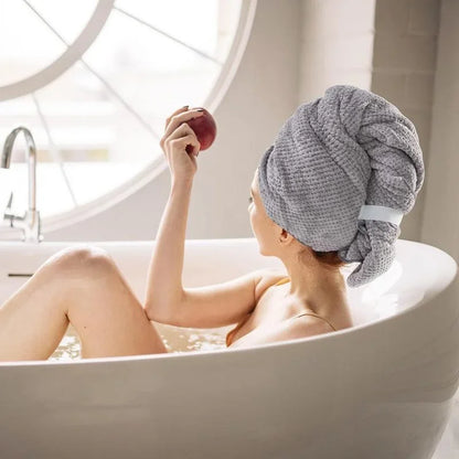Extra Large Microfiber Quick Dry Hair Towel Wrap Turban Ultra Absorbent Soft