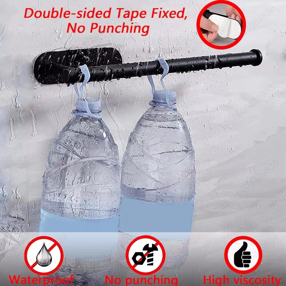 Adhesive Paper Towel Holder and Kitchen Roll Organizer, No-Drill Wall Mount