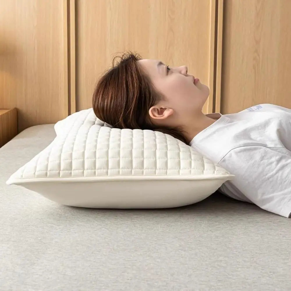 Cotton Anti-Mite Pillow Protector, Half-Pack Grey