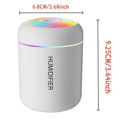 180ML Mini USB Humidifier & Aroma Diffuser, Mist Maker with LED Light