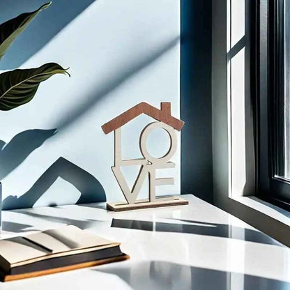 Traditional Wooden Carved Home Base, Centerpiece Table, Decorative Accent for Office and Living Space