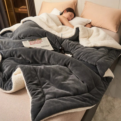 Winter ! Fuzzy Blankets - Twin/Full/Queen/King Size Thick Warm Blanket for Bed  Cozy Throw Blanket for Couch  Home  Dorm  or Gift