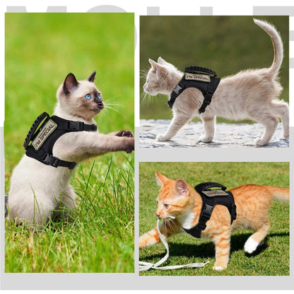 600D Tactical Training Vest for Cats & Small Dogs