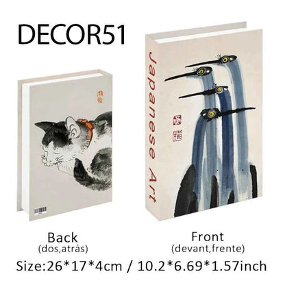 Decorative Faux Books Storage Box Coffee Table Hotel Bedroom Living Room Bookshelf Home Decor Interior Aesthetics Shooting Props