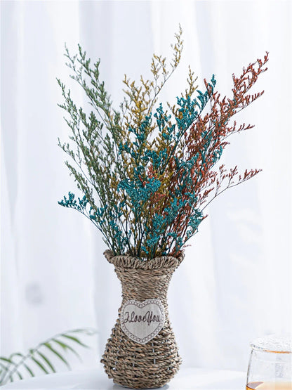 Lover Flower Bouquet,Natural Dried Flowers,Real Preserved Dancing Forever Flower,Grass Branch for Home Decoration,Wedding,Garden