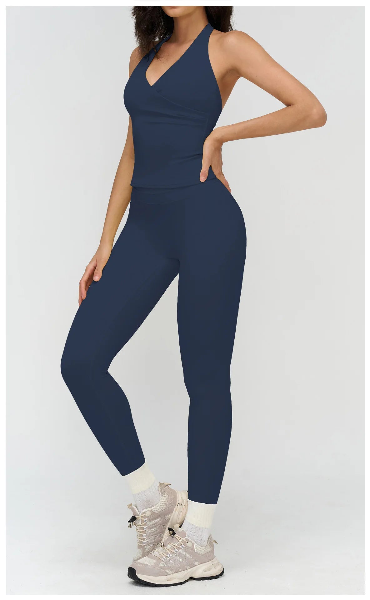 Women’s 2-Piece Yoga Tracksuit — High Waist Leggings & Sports Top