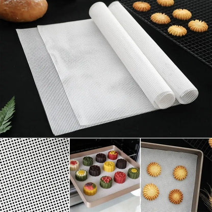 1Pcs Square Oven Kitchen Accessories Steamer Mesh Pad Food Fruit Dryer Reusable Dehydrator Sheets Silicone Non-Stick Baking Mat
