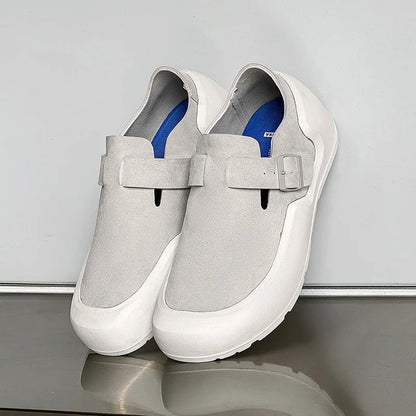 Spring and Autumn Comfort Birken Single Shoes for Women and Men Thick Sole Flat Slip-on Leisure Loafers Shoes Retro Casual Shoes