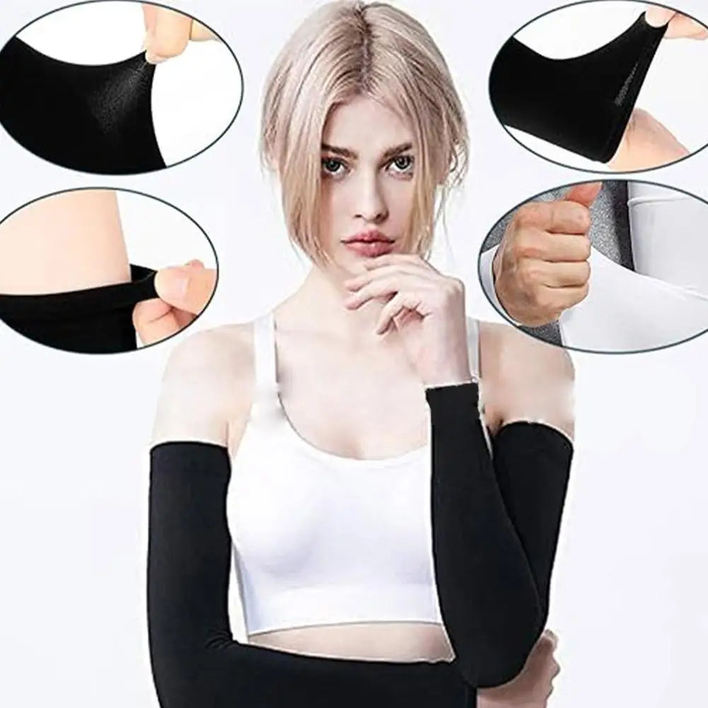 UV Sun Protection Arm Sleeves for Men Women Youth Cover Arms, Compression Sun Sleeves Sports Outdoor Baseball Volleyball Cycling