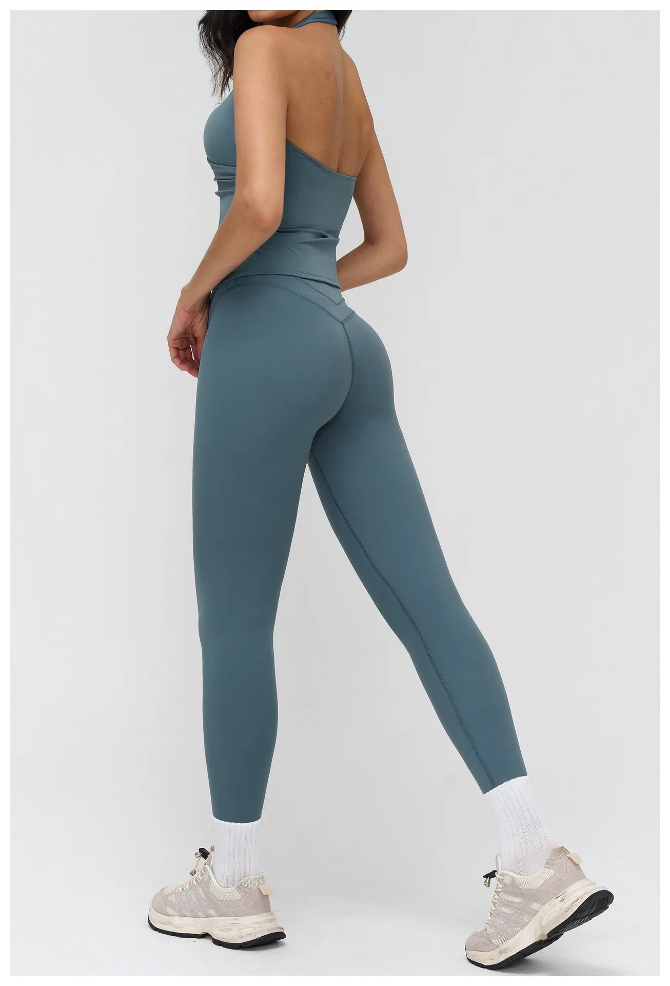 Women’s 2-Piece Yoga Tracksuit — High Waist Leggings & Sports Top