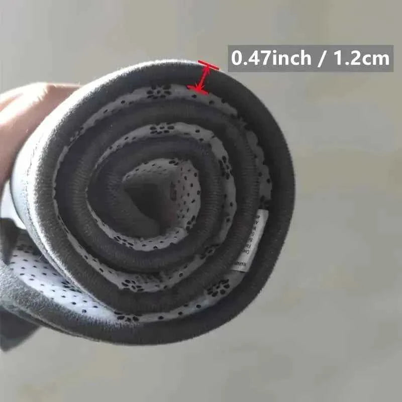 1pc long strip thickened kitchen floor mat flannel non-slip bathroom absorbent mat home door dirt-resistant foot mat