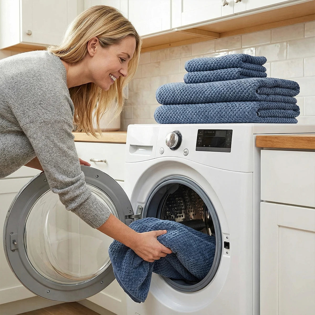 8-Piece Premium Towel Set, 2 Bath Towels + 2 Hand Towels