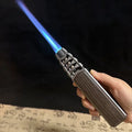 JOBON Windproof Turbine Torch Lighter — Blue Flame Butane Gas for BBQ, Kitchen & Welding
