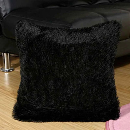 Soft Faux Fur Pillows Case Plush Cushion Cover Pink Blue Purple Warm Living Room Bedroom Sofa Decorative Pillows Cover 40*40cm
