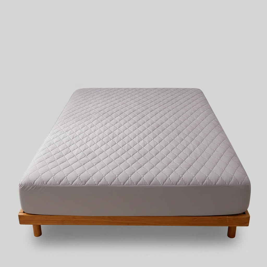California King Waterproof Fitted Sheet | Soft Plush Noiseless Deep Pocket | Machine Washable