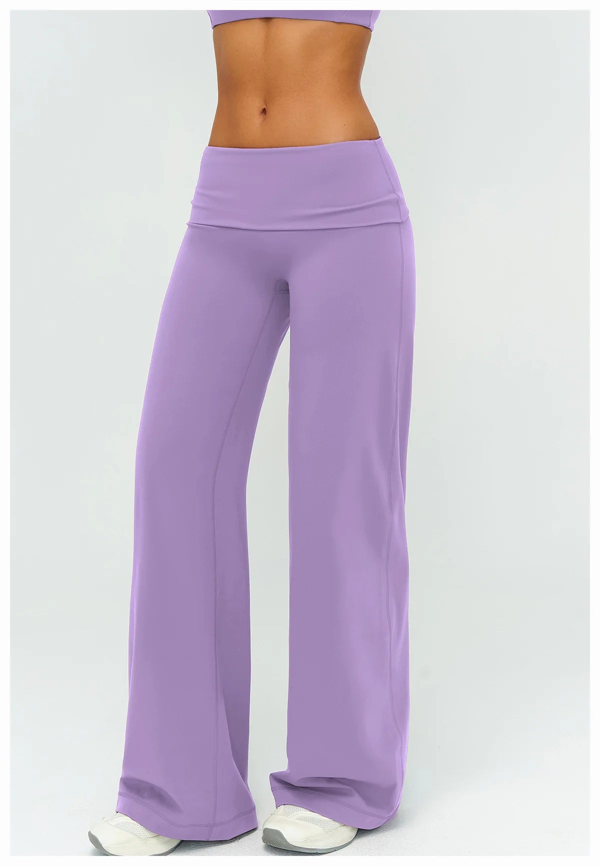 Women’s Loose Wide-Leg Sports Leggings — Slim Fit Running Trousers