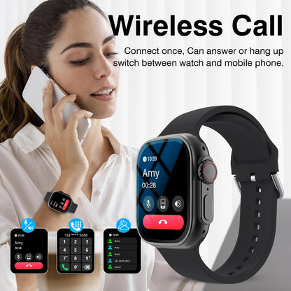 Smart Watch – HD Touchscreen, Call Reminder, Multi-Sport Mode, Weather, Calendar & Alarm