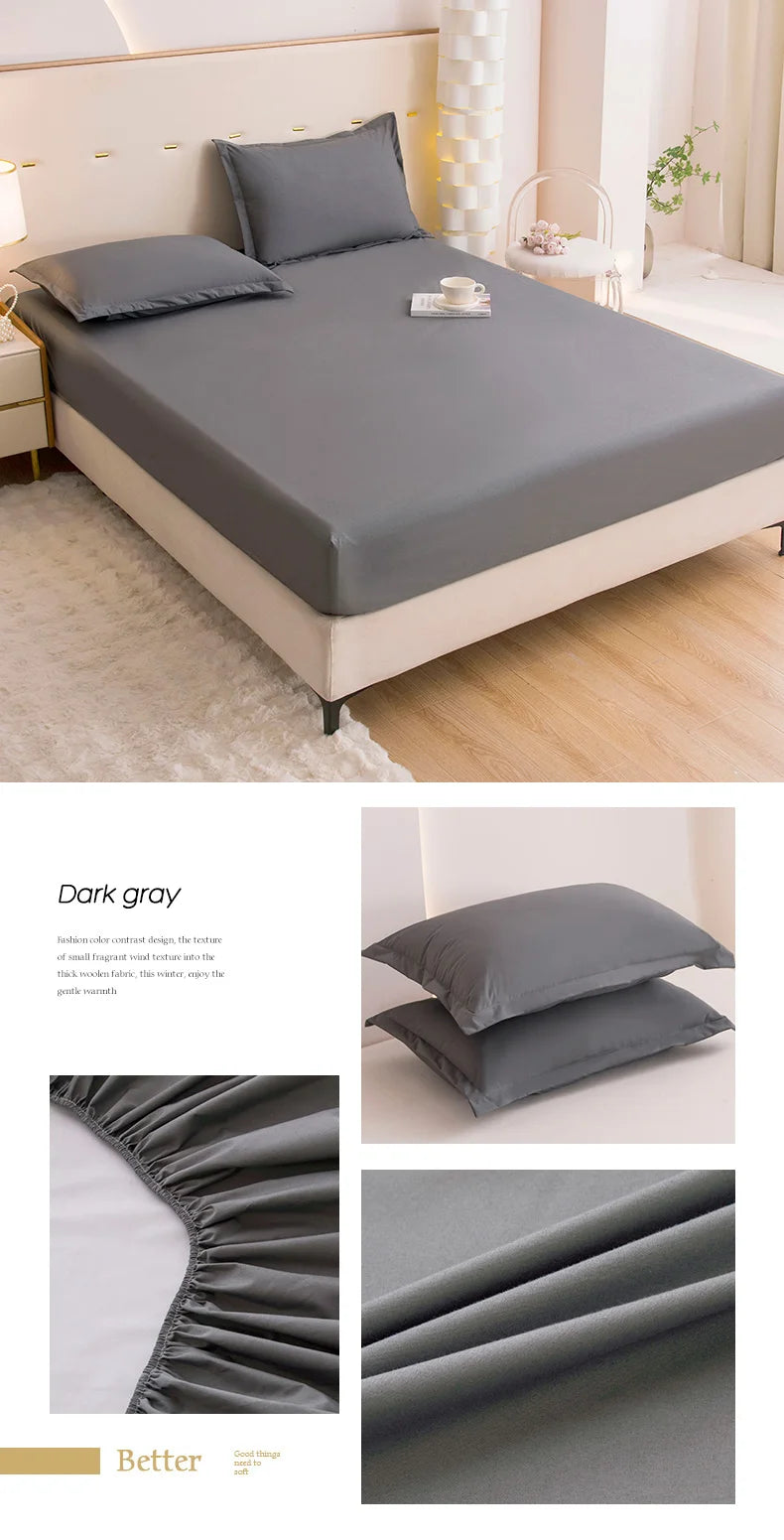 Waterproof Fitted Sheet with 360° Elastic Band