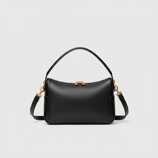 Portable Soft Leather Chain Handbag