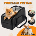 Portable Pet Car Seat with Safety Leash, Up to 12 lbs
