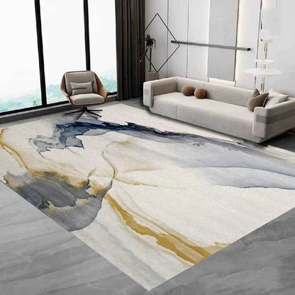 VIKAMA Nordic Simple Carpet Living Room Coffee Table Flannel Large Carpet Anti-Slip Bedroom Bedside Floor Mat Home Decoration